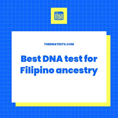 filipino ancestry dna|ancestry dna test philippines.
